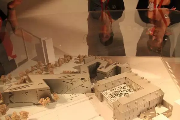 犹太博物馆的建筑模型