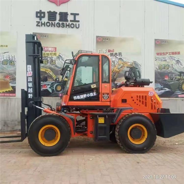 哪里销售工地用四驱越野叉车 多功能四驱叉车厂家