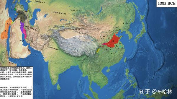 此时,吐火罗人也分为南北两路,南路向甘肃方向运动,北支则受向西发展