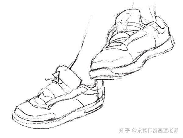 速写干货|鞋子的画法看这里