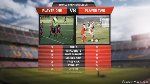 fcpx插件30种体育赛事比分排行榜生成动画模板sportspack