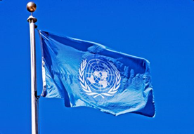 联合国图片/john isaac 联合国徽章和旗帜
