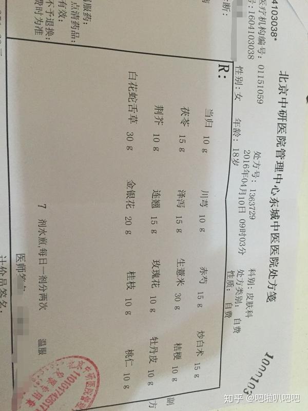 这是当时的药单子 我名儿和医生的名儿就给糊了啊.