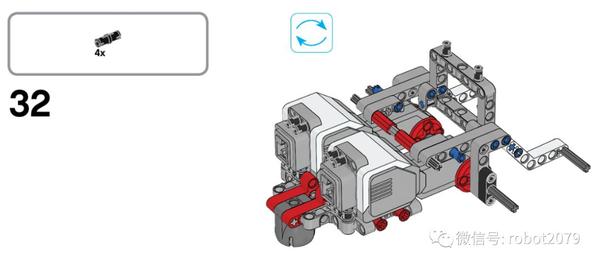 乐高ev3教育版行驶的小车系列001