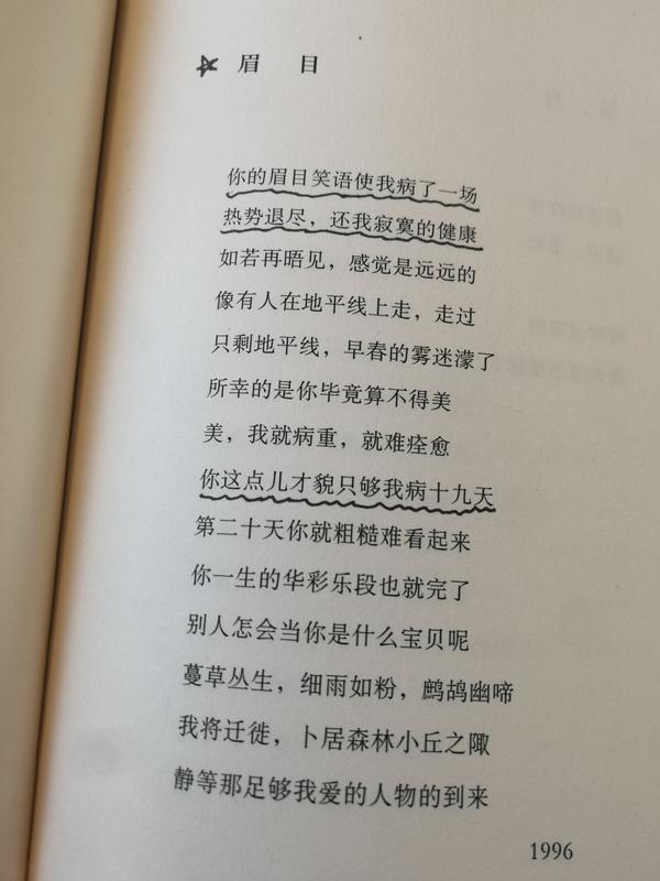 木心的《眉目》