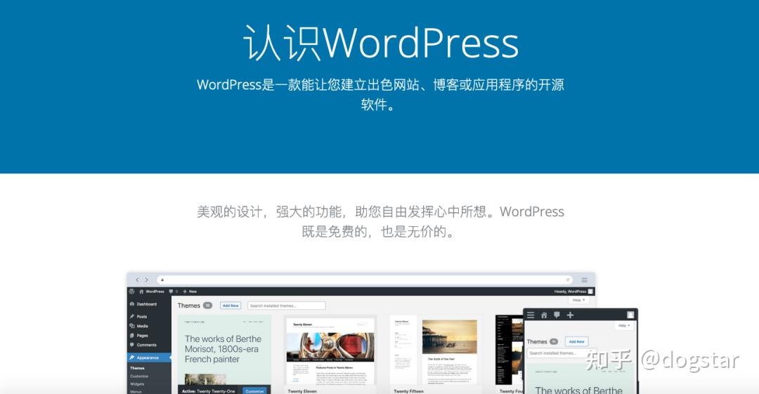 搭建你的品牌官网:wordpress