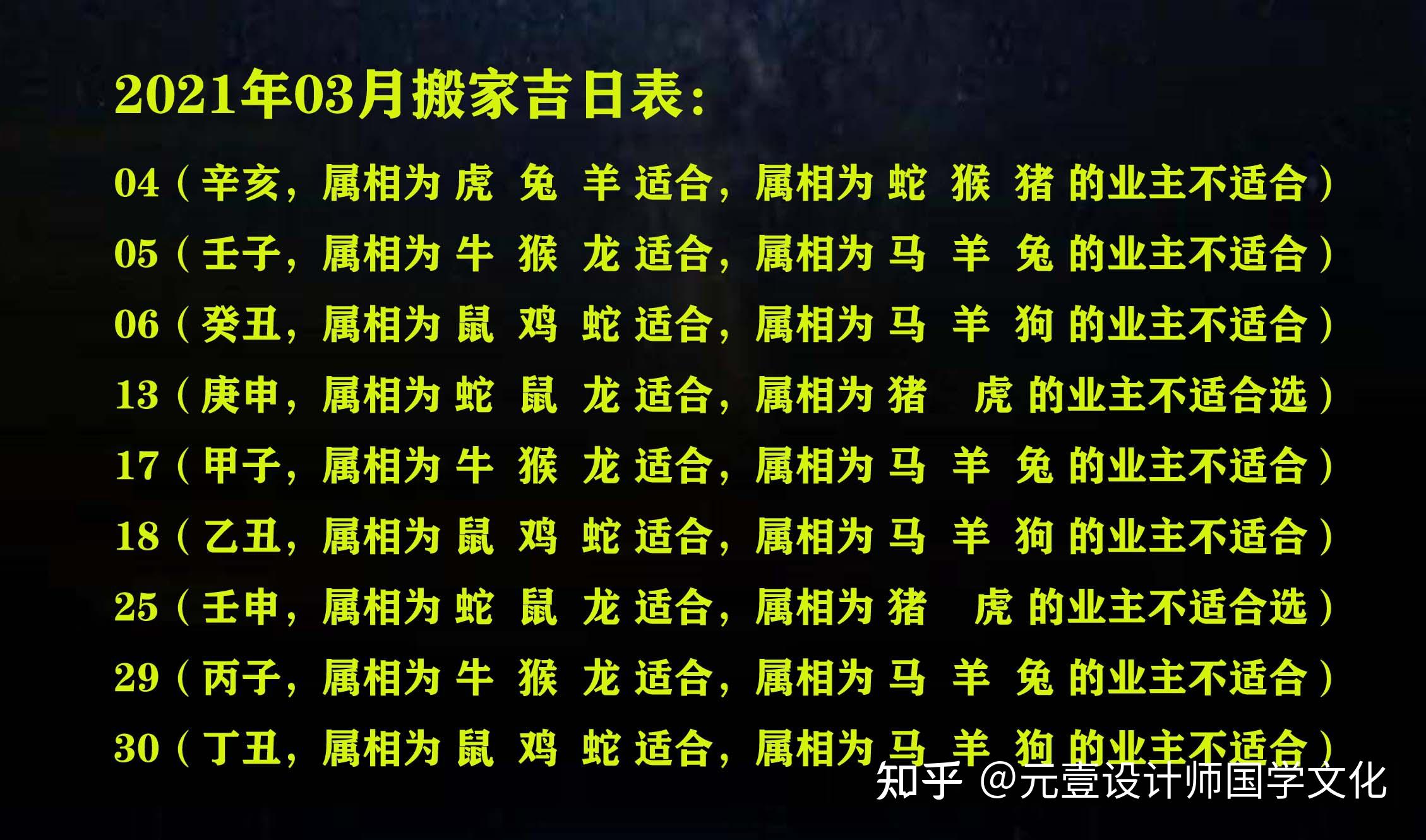 2021年04月份搬家吉日表:2021年05月份搬家吉日表:2021年06月份搬家