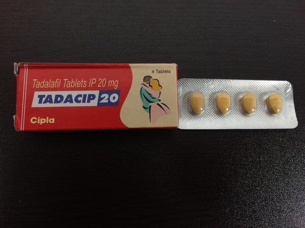 3,cipla出品的希爱力,,黄色药片,tadacip,他达拉非20mg,单一助勃药效