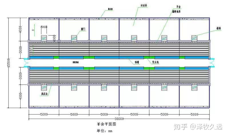 100只羊如何建立羊场最全设计图来啦