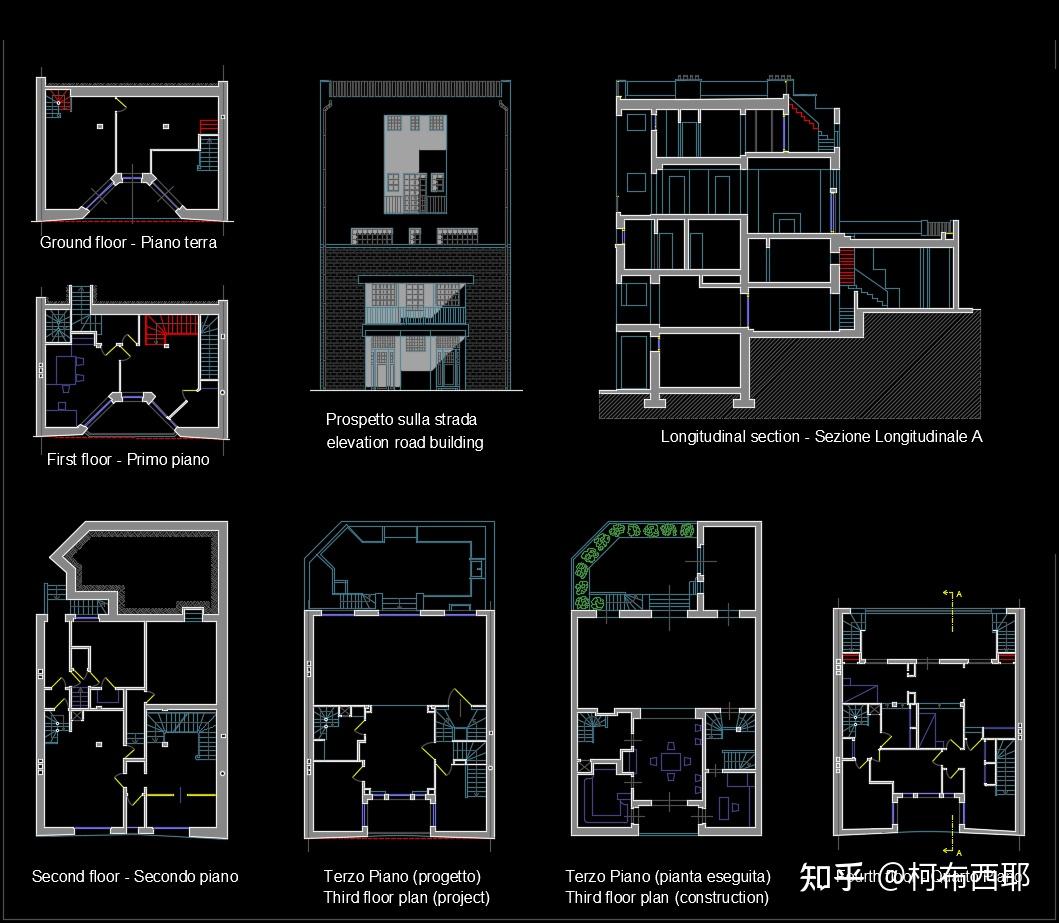 cadsu模型adolfloos阿道夫路斯作品集米勒穆勒缪勒住宅别墅moller