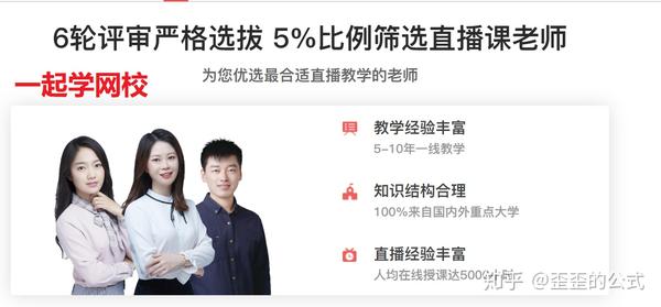 一起学网校教师介绍