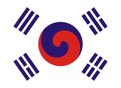 朝鲜王朝国王御旗 2.朝鲜国国旗 3.朝鲜国,大韩帝国国旗 4.