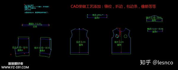 简单t恤一套 本章展示了电脑立裁制版的一种实用方法: 款式是款式 松