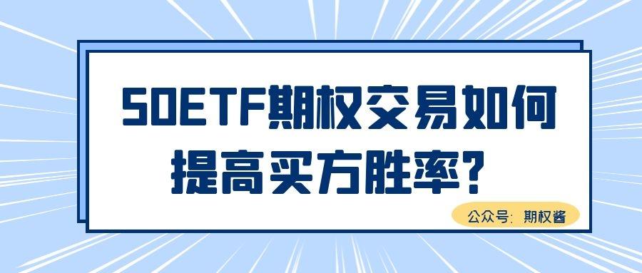 50etf期权交易如何提高买方胜率?