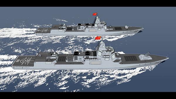 中国055型驱逐舰 vs 美国阿利伯克级