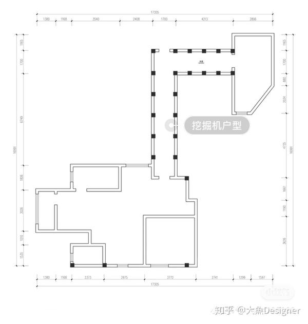 爱情公寓5"挖掘机户型"方案一