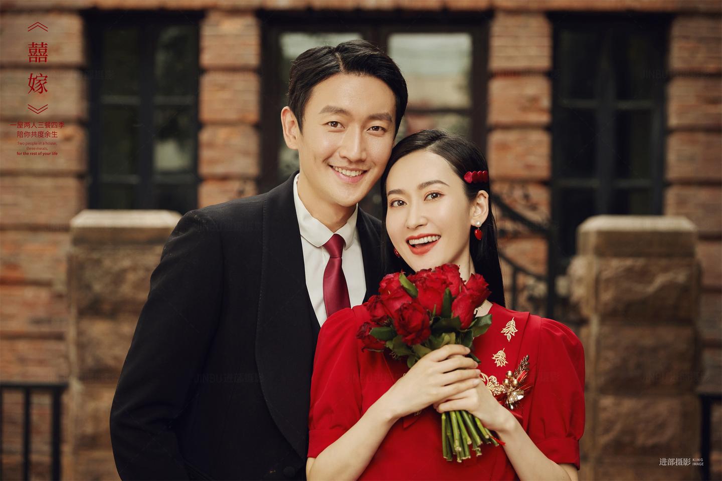 拍婚纱照在长沙复刻爸妈的复古怀旧风婚纱照喜嫁