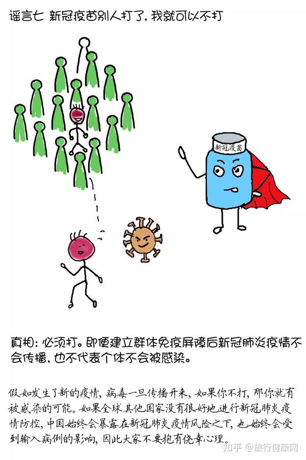 漫画科普:新冠疫苗接种的八大谣言