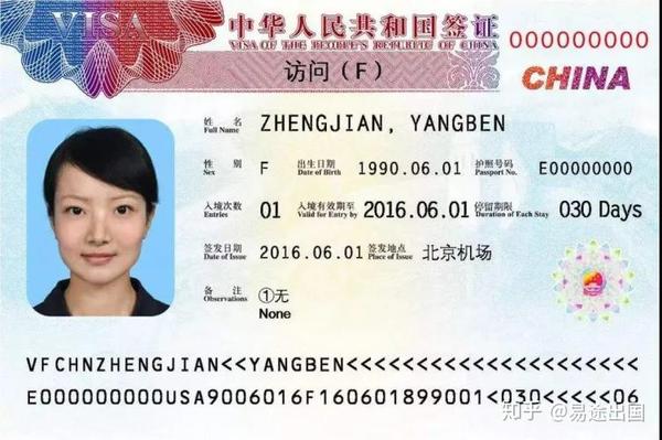 易途出国科普!一贴搞懂中国各类签证,居留许可,停留,永居!