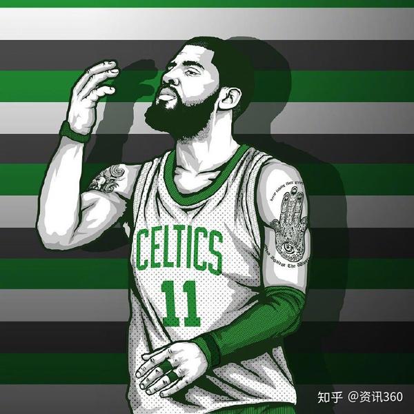 nba现役球星炫酷漫画大图:超级帅气詹皇汤神哈登欧文等巨星