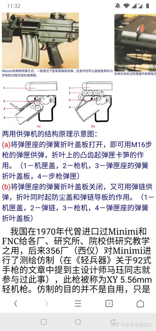 m249如何实现同时用弹匣和弹链供弹?