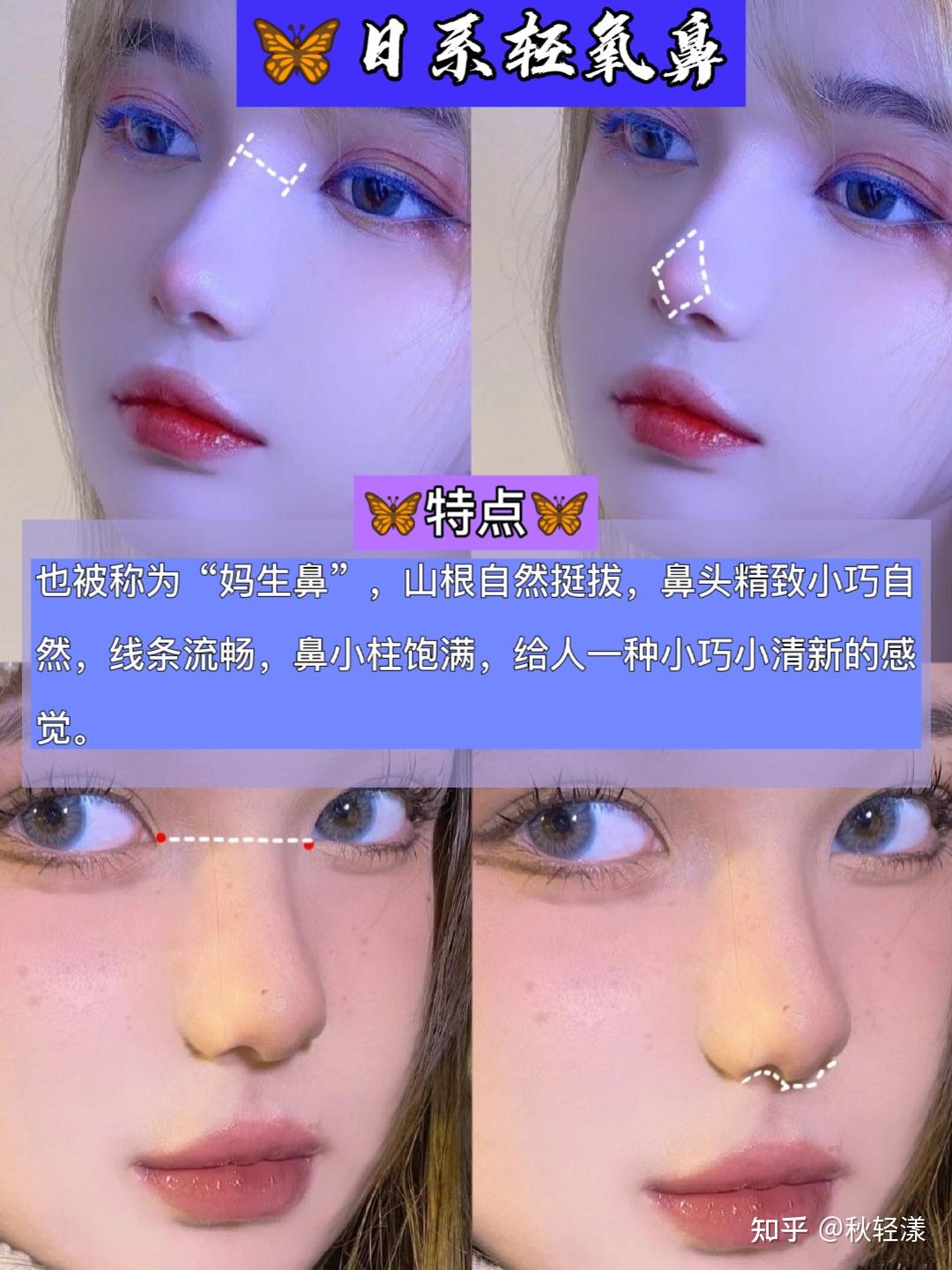 自测你的脸型到底适合哪种鼻型