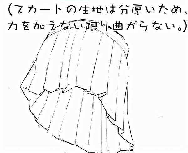美少女裙子画法笔记及上色方法!