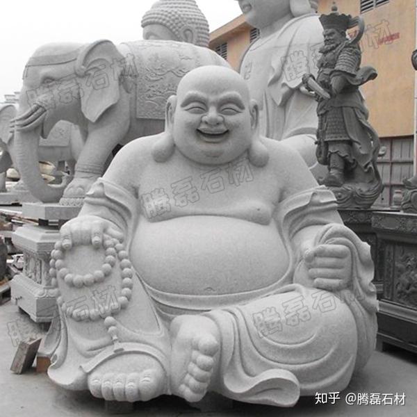 石雕弥勒佛雕像 大肚弥勒佛石雕
