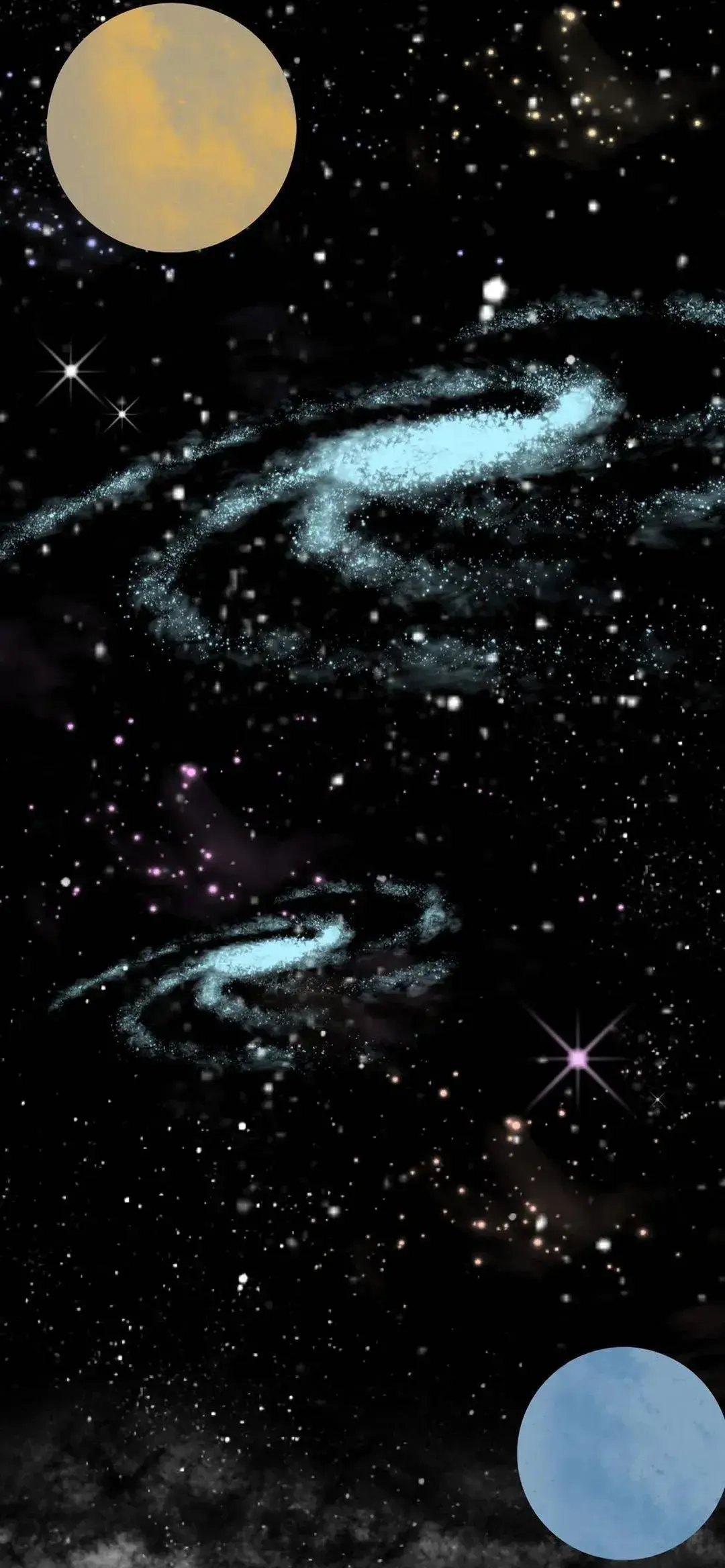 有星空云朵壁纸吗