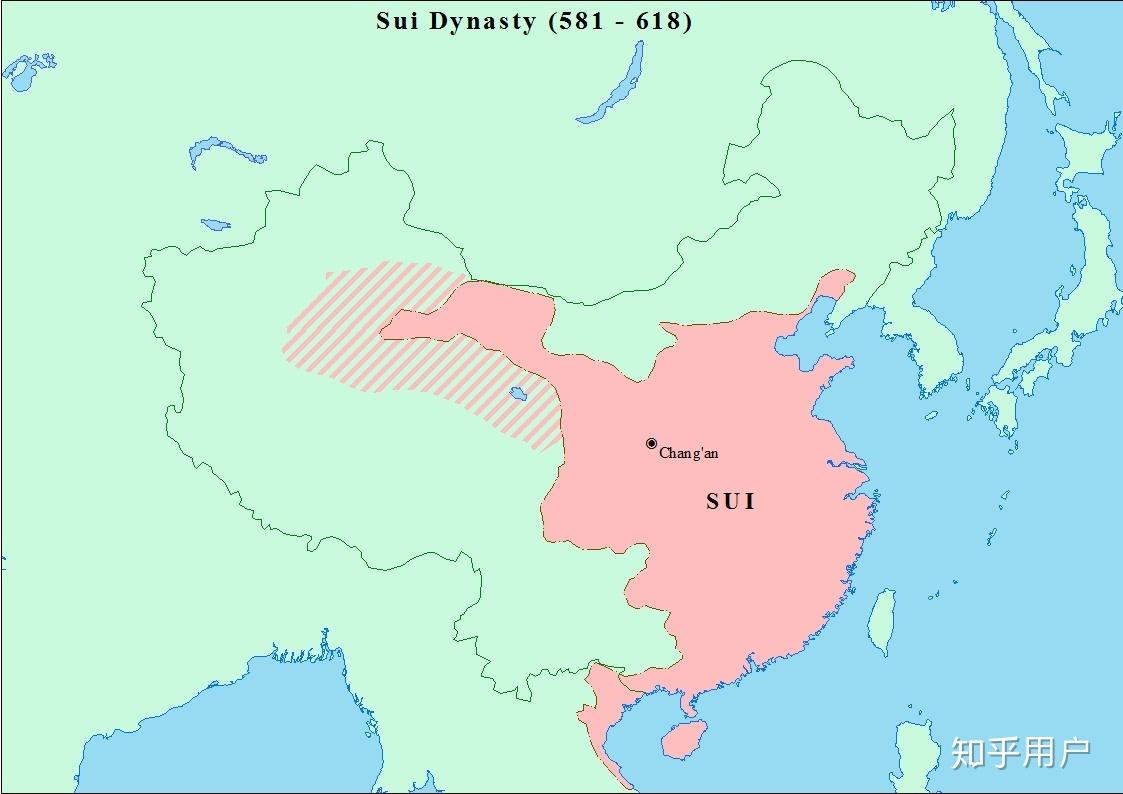 隋朝疆域图