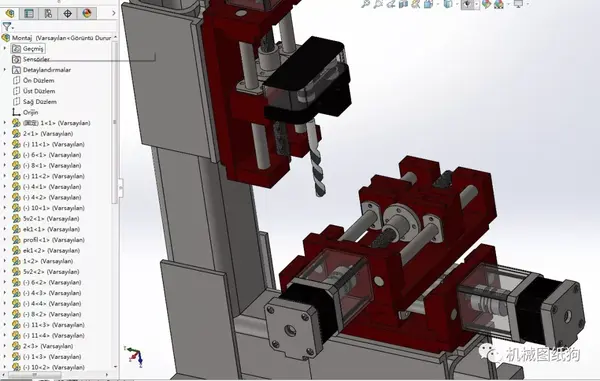 【工程机械】hobi cnc freze小型桌面铣床3d数模图纸