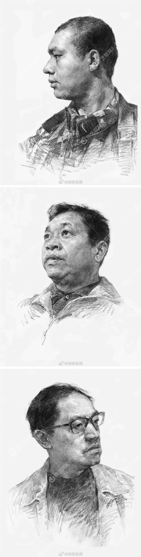 全国素描名师吕峥峥画过的31省联考真题内含详细步骤图美术生必收藏