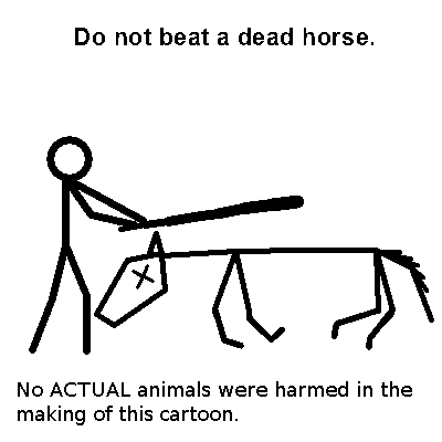 that has already been discussed or decided; to waste time and