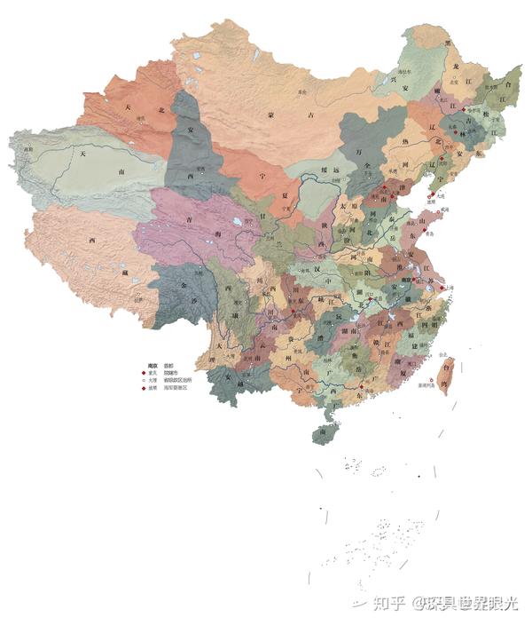 民国100道及其他行政区划计划把中国分为100个区域的方法