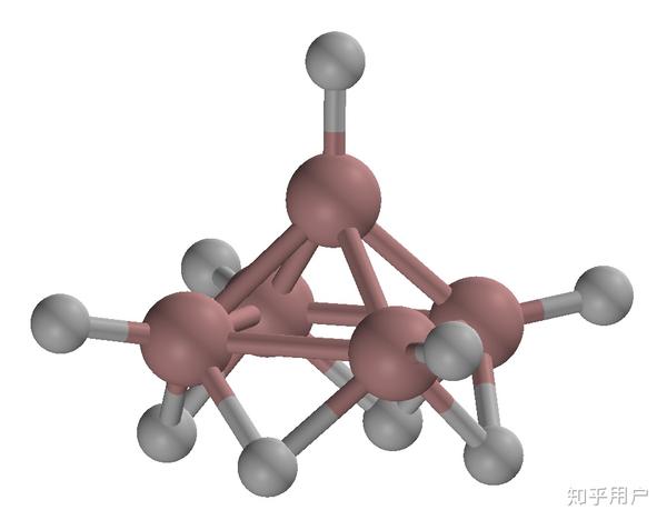 b5h9分子结构示意图