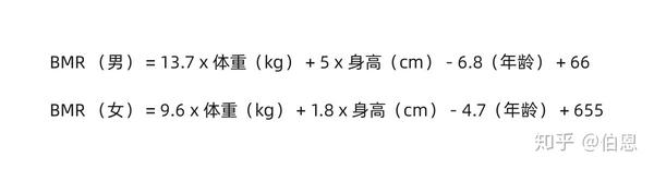 记得几年前,在好几个在线平台计算基础代谢率bmr.