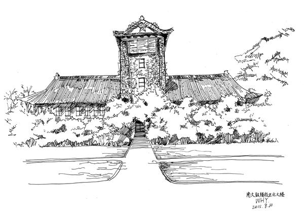 如果大家不会画钢笔画的,可以用拷贝台描啊.淘宝上有卖额.