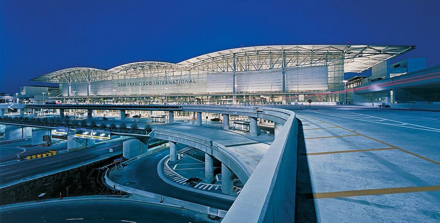 先说一个自己去过的 旧金山国际机场的主航站楼