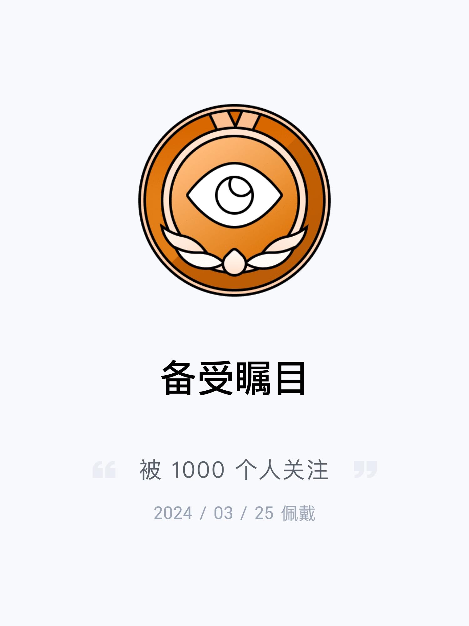 青春大概 的想法: 备受瞩目 徽章佩戴留念,期待在知乎继续前行,探索