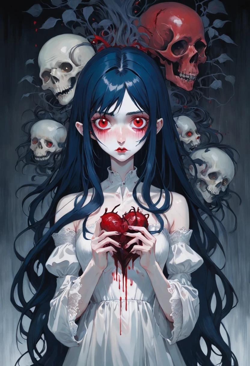 阿月学妹 的想法: 另类恐怖骨感美人喜欢不?