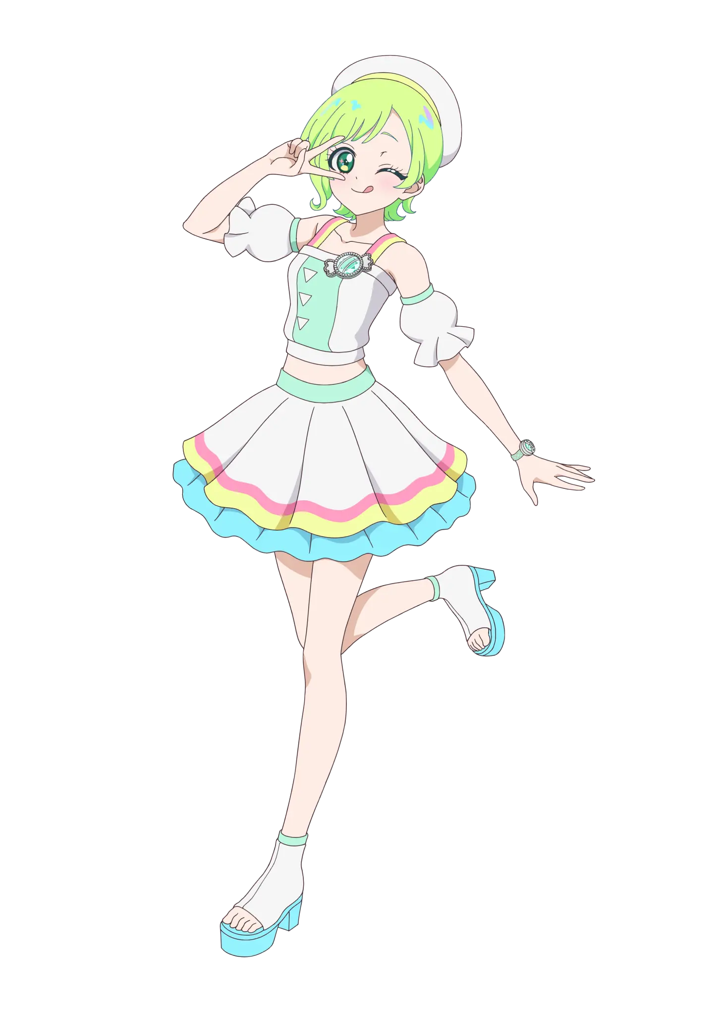 新番动漫,温馨治愈番《秘密的偶像公主》人设图 视觉图 br>#动漫新番