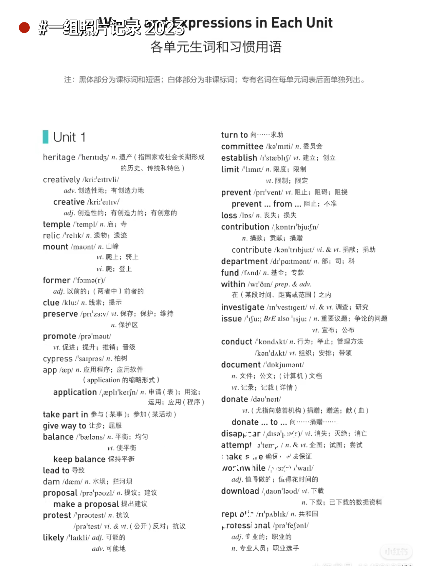 高中英语单词短语(高中英语单词短语语言点教案英文)  第1张