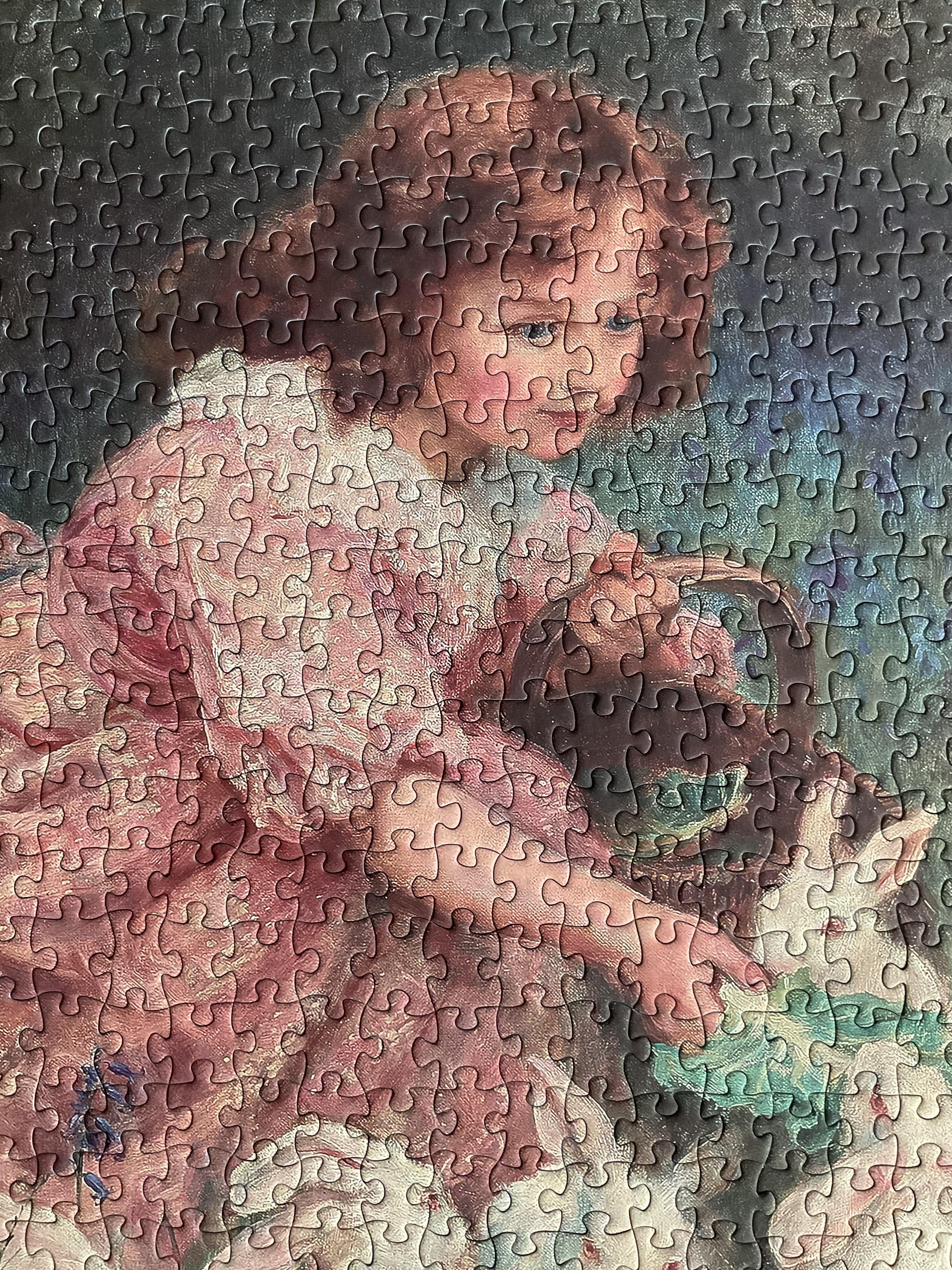 终于把这幅拼图拼完了!