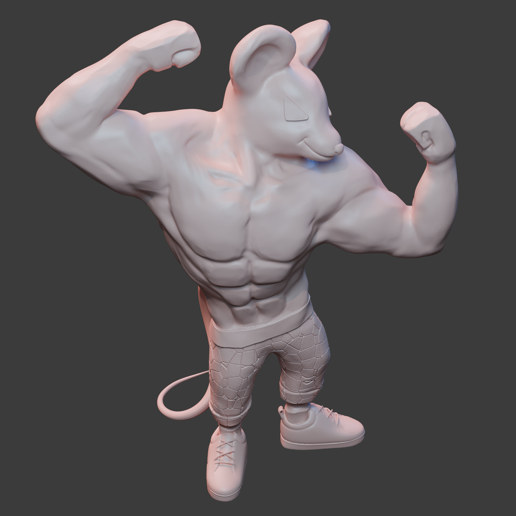 谁能拒绝肌肉猛鼠战棋啊💥大耳朵   炸裂腹肌