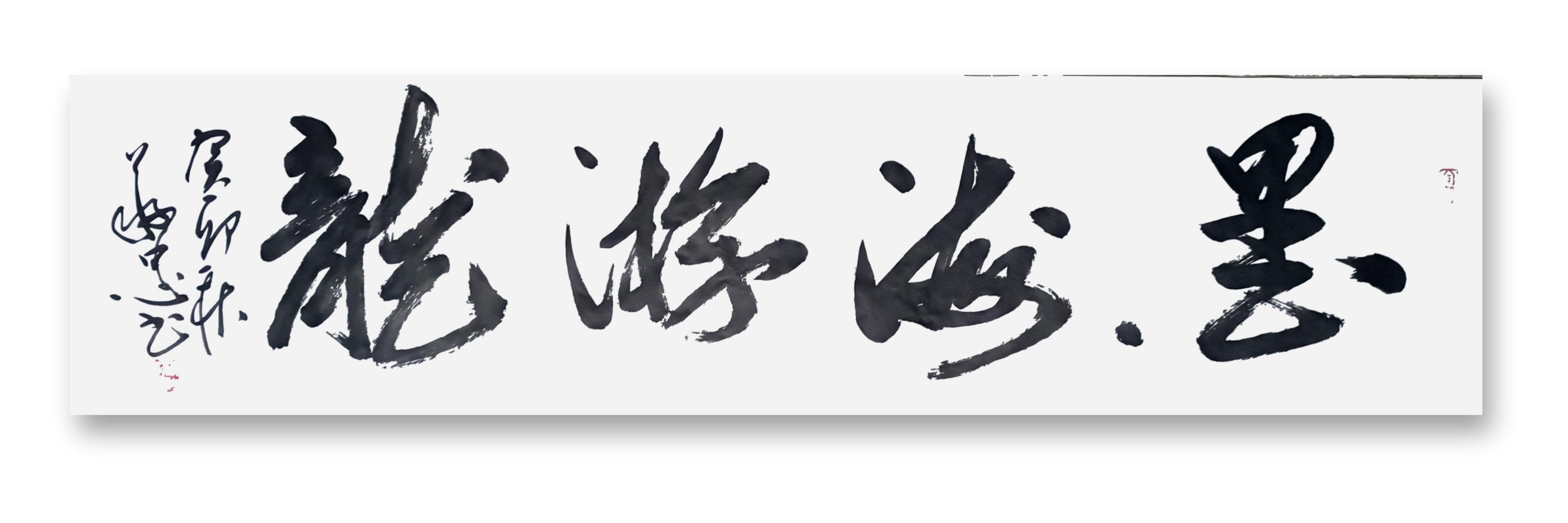 画家蔡敬忠 的想法: 蔡敬忠书法作品欣赏《墨海游龙》 | 90 隆重