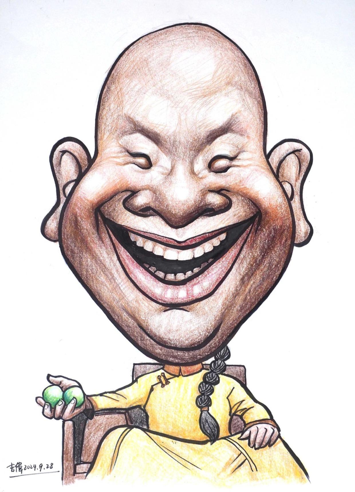 朝鲜画家创作基地 的想法: 晒晒我的漫画肖像