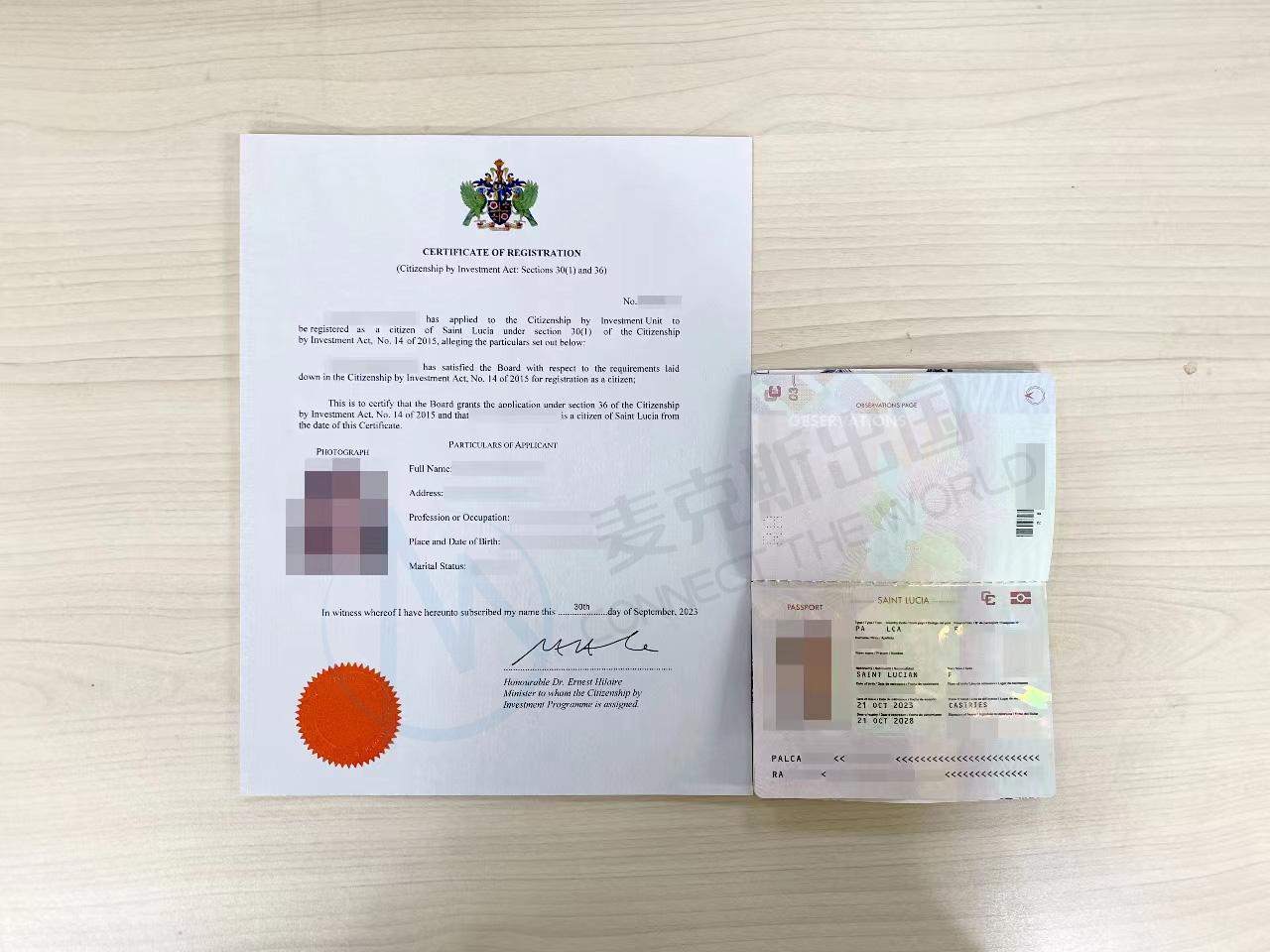 的想法: 圣卢西亚最新成功案例分享 | 恭喜两组客户收到圣卢西亚护照 