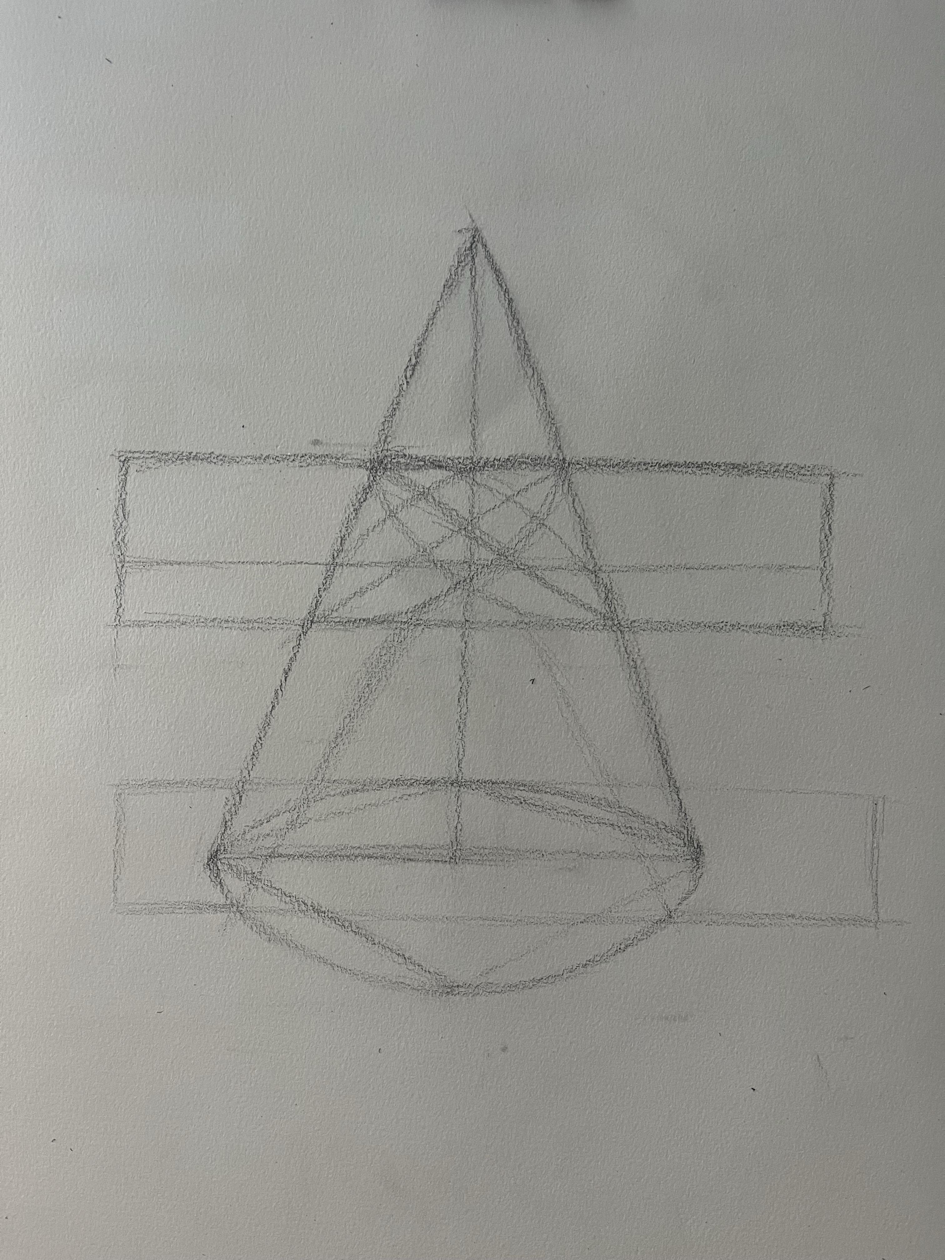 三角锥 | 画三角锥了,素描练习