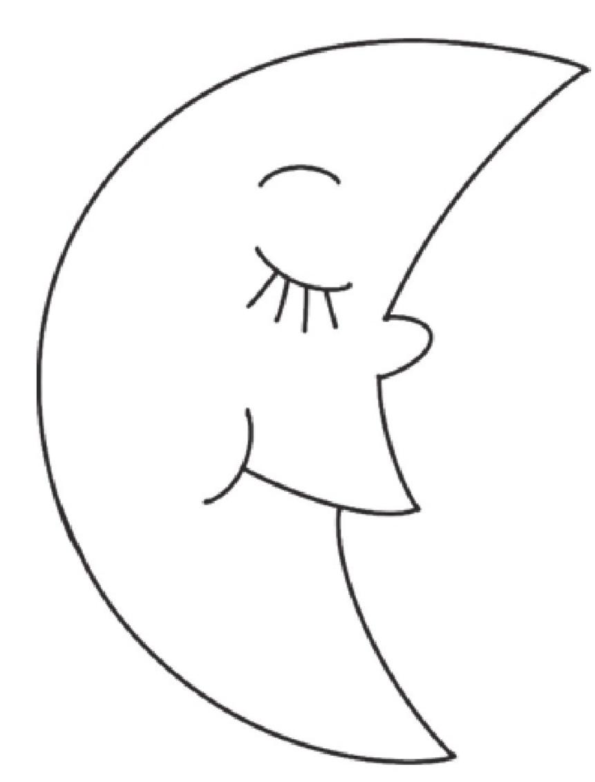 司马 的想法: 简笔画之月亮