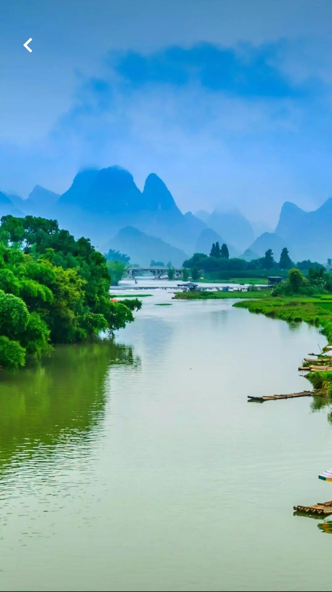 大赛#风景壁纸📕 推荐理由:绿水青山,蓝天白云,山山水水真的太美了!